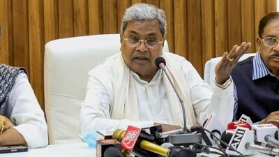 Siddaramaiah said action is being taken against some Congress leaders following allegations of an internal “conspiracy” to defeat the party’s candidate in the Davanagere South by-election. (PTI) Siddaramaiah said action is being taken against some Congress leaders following allegations of an internal “conspiracy” to defeat the party’s candidate in the Davanagere South by-election. (PTI)
