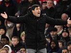 Bournemouth manager Andoni Iraola is leaving the Premier League club at the end of the season(AFP)