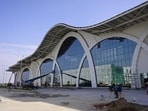 The revamped Gomti Nagar railway station of Lucknow (HT File Photo)