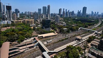 Mumbai, India. April 14, 2026 - Aerial view of the Parel Railway Station and the surrounding area. Mumbai, India. April 14, 2026. (Photo by Raju Shinde/HT Photo) (Raju Shinde) Mumbai, India. April 14, 2026 - Aerial view of the Parel Railway Station and the surrounding area. Mumbai, India. April 14, 2026. (Photo by Raju Shinde/HT Photo) (Raju Shinde)