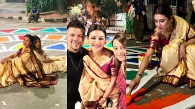 নববর্ষের আগে রাস্তায় আলপনা দিলেন জয়া! ‘অবিচ্ছেদ্য রীতি…’, যা বললেন তিনি নববর্ষের আগে রাস্তায় আলপনা দিলেন জয়া! ‘অবিচ্ছেদ্য রীতি…’, যা বললেন তিনি