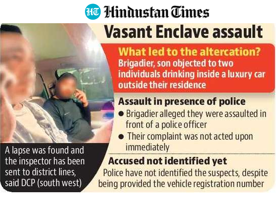 What happened in Delhi's Vasant Enclave (HT GFX) What happened in Delhi's Vasant Enclave (HT GFX)