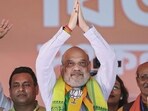 “I told our Gorkha brothers in Darjeeling that after winning, the BJP will resolve the Gorkha issues following constitutional provisions and without dividing the state,” Amit Shah said. (@AmitShah)