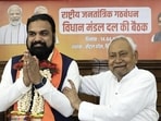 Outgoing Bihar Chief Minister Nitish Kumar appointed BJP leader Samrat Choudhary as new Bihar Chief Minister during National Democratic Alliance (NDA) legislatures meeting.