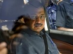 AAP national convener Arvind Kejriwal at the Delhi high court. (PTI)