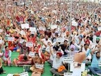 Around 1,000 non-teaching employees working under the centrally-sponsored school education programme Samagra Shiksha Abhiyan (SSA) in Punjab have announced a protest rally in Dirba, Sangrur, on April 18, alleging a monthly salary cut of <span class='webrupee'>₹</span>31,000 following recent pay revisions. Around 1,000 non-teaching employees working under the centrally-sponsored school education programme Samagra Shiksha Abhiyan (SSA) in Punjab have announced a protest rally in Dirba, Sangrur, on April 18, alleging a monthly salary cut of <span class='webrupee'>₹</span>31,000 following recent pay revisions.