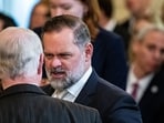 Cory Mills denies allegations of misconduct and claims he is being unfairly compared to resigning Representatives Swalwell and Gonzales