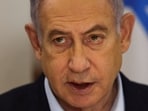 Israeli Prime Minister Benjamin Netanyahu convenes the weekly cabinet meeting at the Defence Ministry in Tel Aviv, Israel.