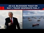 The three Iran-linked vessels that transited the waterway were not heading to Iranian ports and were not affected by the blockade.