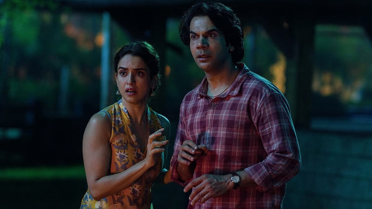Toaster: Rajkummar Rao and Sanya Malhotra in the film. Toaster: Rajkummar Rao and Sanya Malhotra in the film.