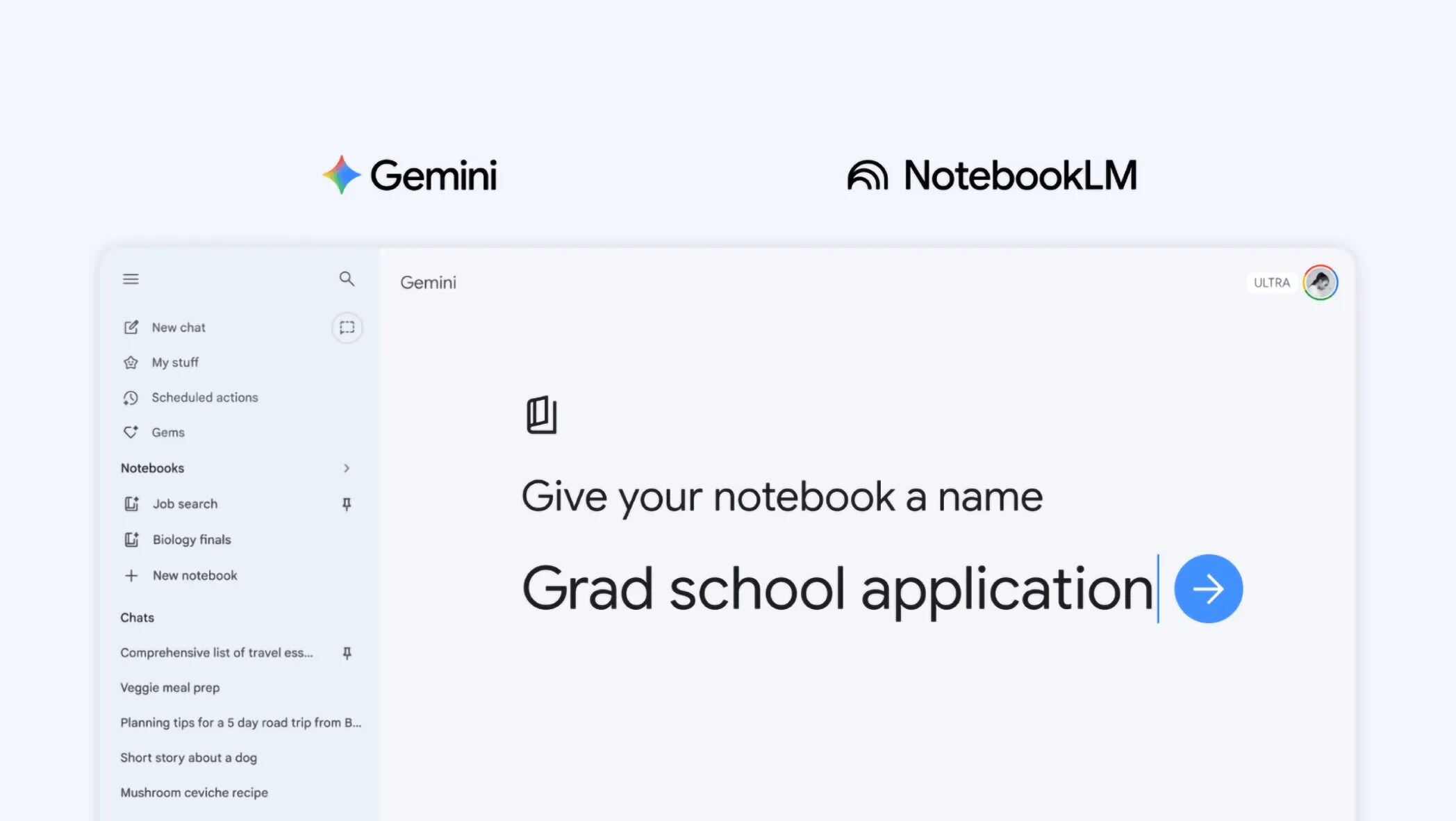Core to the Gemini-NotebookLM integration would be to keep all data, research and conversations neatly organised with a seamless sync across both AI apps. Core to the Gemini-NotebookLM integration would be to keep all data, research and conversations neatly organised with a seamless sync across both AI apps.