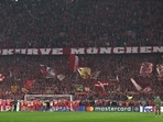 Bayern Munich celebrate with fans. (AFP)