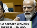 PM Modi speaks on women’s quota bill in Lok Sabha