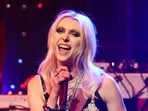 Taylor Momsen performs with Foo Fighters at the MusiCares Person of the Year gala honoring Mariah Carey in Los Angeles on January 30.