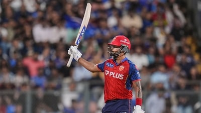 Meanwhile, Shreyas Iyer registered 66 runs off 35 balls, including five fours and four sixes. (PTI) Meanwhile, Shreyas Iyer registered 66 runs off 35 balls, including five fours and four sixes. (PTI)