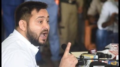 Rashtriya Janata Dal national working president Tejashwi Yadav. (Santosh Kumar/HT) Rashtriya Janata Dal national working president Tejashwi Yadav. (Santosh Kumar/HT)