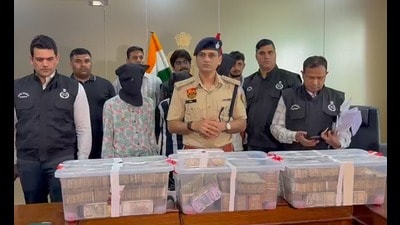 The arrested suspects in police custody. (HT) The arrested suspects in police custody. (HT)