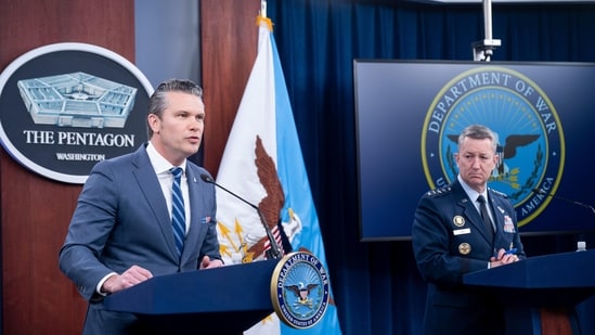 Pentagon chief Hegseth also warned Tehran that the US was aware of Iran's alleged movements of its military assets. (AP)