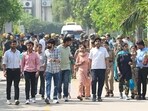 “No force was used against peaceful protesters, and action was taken only against those involved in violence, arson and damage to property,” said police commissioner Laxmi Singh said in a statement on Thursday. (Sunil Ghosh/HT Photo)