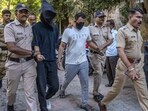 All seven accused arrested in the case were produced before the Metropolitan Magistrate Court in Borivali on Thursday and remanded in police custody till April 18 (Satish Bate/ HT Photo)