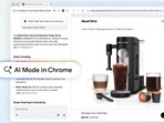Users will be able to access tools like Canvas or image creation in AI mode with the new plus menu in Chrome.