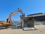 Navi Mumbai, India - April 16, 2026: CIDCO razes illegal container yards across 1.2 lakh sq m at Uran in Navi Mumbai, India, on Thursday, April 16, 2026. (Photo by Bachchan Kumar/ Hindustan Times) (Hindustan Times)