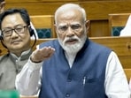 Prime Minister Narendra Modi speaks in Lok Sabha during the Budget Session (2026-27) of Parliament, in New Delhi on Thursday. (Sansad TV/ANI Video Grab)