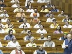 Prime Minister Narendra Modi speaks in the Lok Sabha during the Special session of Parliament, in New Delhi, (Sansad TV) Prime Minister Narendra Modi speaks in the Lok Sabha during the Special session of Parliament, in New Delhi, (Sansad TV)