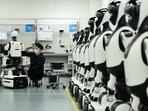 Organised media tour to the Robotics Pilot Testing and Validation Platform of Beijing Innovation Center of Humanoid Robotics in Beijing(REUTERS)