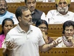 బిల్లుపై లోక్‌సభలో మాట్లాడుతున్న రాహుల్ గాంధీ(PTI)