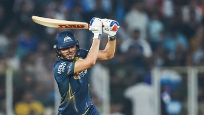 GT skipper Shubman Gill smacked 86 runs off 50 balls, packed with eight fours and four sixes, striking at 172.00. (ANI Pic Service) GT skipper Shubman Gill smacked 86 runs off 50 balls, packed with eight fours and four sixes, striking at 172.00. (ANI Pic Service)