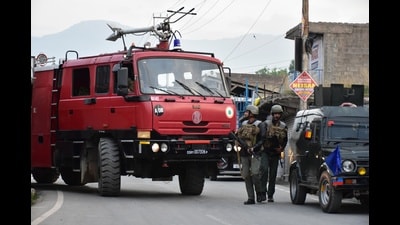 Indian Air Force soldiers arriving at Wuyan area of Pampore, Kashmir, for Operation Sindoor on 7 May 2025 (Saqib Majeed/SOPA Images/LightRocket via Getty Images) Indian Air Force soldiers arriving at Wuyan area of Pampore, Kashmir, for Operation Sindoor on 7 May 2025 (Saqib Majeed/SOPA Images/LightRocket via Getty Images)