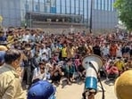 Additional labour commissioner Rakesh Dwivedi said the role of several contractors came under scrutiny following recent incidents of vandalism and unrest involving workers engaged by them. (File)