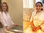 Mumtaz shares video from Asha Bhosle's funeral.