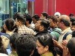 Authorities said the temporary closure led to significant disruption, with at least 12 incoming flights diverted and 73 flights cancelled. (HT PHOTO)