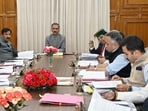 Himachal Pradesh chief minister during the cabinet meeting in Shimla on Friday. (File)