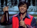 Shah Rukh Khan's still from Om Shanti Om. Shah Rukh Khan's still from Om Shanti Om.