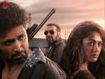 Dacoit box office collection day 8: Adivi Sesh, Mrunal Thakur and Anurag Kashyap in a still from the film. 