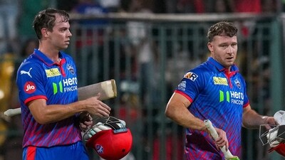 Delhi Capitals just about get it over the line against Royal Challengers Bengaluru to right the ship. RCB's batting never got purring, restricting them to 175. It wasn't the cleanest chase for DC as they stumbled, but ultimately two sixes and a four in the last over sealed a dramatic win. (PTI) Delhi Capitals just about get it over the line against Royal Challengers Bengaluru to right the ship. RCB's batting never got purring, restricting them to 175. It wasn't the cleanest chase for DC as they stumbled, but ultimately two sixes and a four in the last over sealed a dramatic win. (PTI)