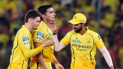 For CSK's bowling department, Anshul Kamboj and Jamie Overton took three-wicket hauls. (PTI) For CSK's bowling department, Anshul Kamboj and Jamie Overton took three-wicket hauls. (PTI)