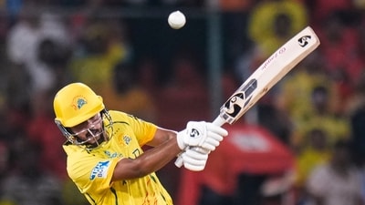 Chasing 195 runs, CSK reached 184/8 in 20 overs. (PTI) Chasing 195 runs, CSK reached 184/8 in 20 overs. (PTI)
