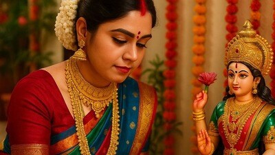 Easy Daily Puja: నిత్య పూజ ఎలా చేసుకోవాలి? కేవలం 8 ఈజీ స్టెప్స్లో పూజా విధానం (pinterest) Easy Daily Puja: నిత్య పూజ ఎలా చేసుకోవాలి? కేవలం 8 ఈజీ స్టెప్స్లో పూజా విధానం (pinterest)
