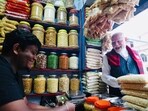 PM Modi also posted photos of him having ‘Jhalmuri’. 