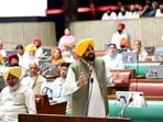 The anti-sacrilege bill, which proposed amendments to the original Jaagat Jot Sri Guru Granth Sahib Satkar Act-2008 to provide for stringent punishments, was tabled in the Punjab Vidhan Sabha by the chief minister during a special one-day session last week. (Hindustan Times) The anti-sacrilege bill, which proposed amendments to the original Jaagat Jot Sri Guru Granth Sahib Satkar Act-2008 to provide for stringent punishments, was tabled in the Punjab Vidhan Sabha by the chief minister during a special one-day session last week. (Hindustan Times)
