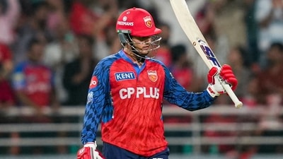 Priyansh Arya smacked 93 off 37 balls. (PTI) Priyansh Arya smacked 93 off 37 balls. (PTI)