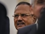 National Security Adviser Ajit Doval met energy minister Abdulaziz bin Salman, foreign minister Faisal bin Farhan and National Security Advisor Musaed Al-Aiban (PTI FILE PHOTO)