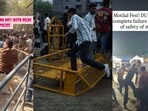 Scenes from the ruckus at several fests across the DU campus. (Photos: Instagram and Anurag Mehra/HT)