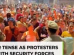 Police fire tear gas at protesters as anger over killing of two children simmers Police fire tear gas at protesters as anger over killing of two children simmers