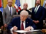 US President Donald Trump signalled that he was open to meeting the Iranian leadership “if they want to meet”.