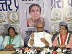 Uttar Pradesh Congress president Ajay Rai addressing a press conference in Lucknow on April 20. (Sourced) Uttar Pradesh Congress president Ajay Rai addressing a press conference in Lucknow on April 20. (Sourced)